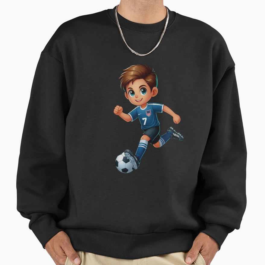 Soccer Star Football Dreamer Sweatshirt - Custom Art Print Unisex - T-Shirt, Sweatshirt, Hoodie
