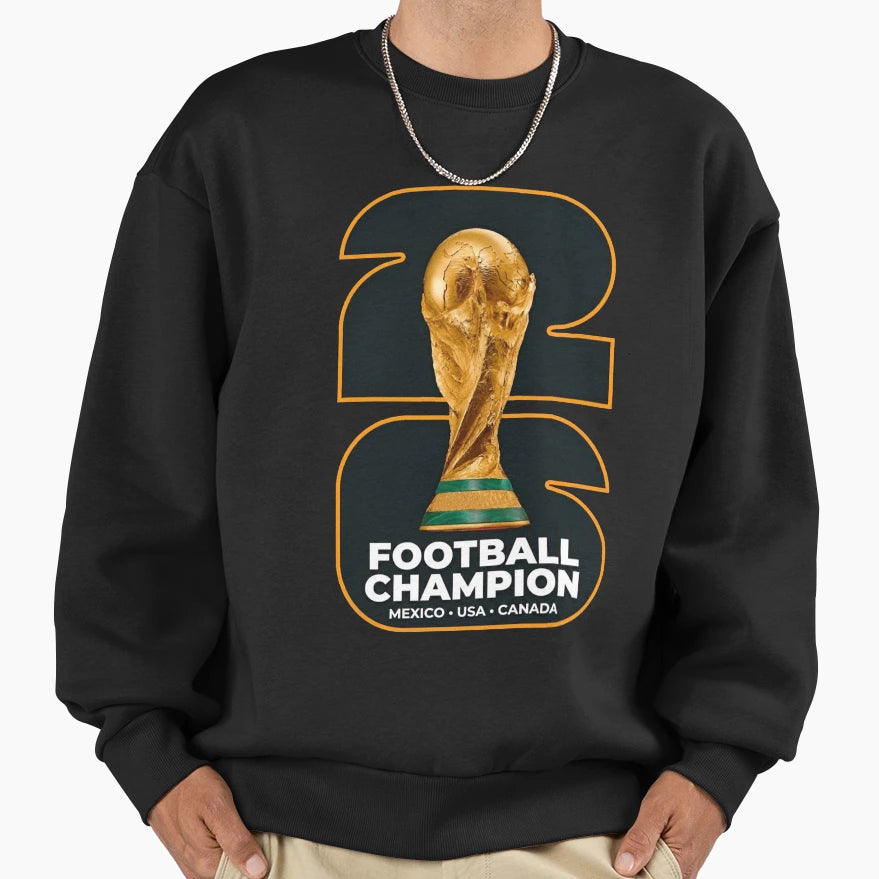 2026 Soccer Tournament Football Sweatshirt - Streetwear Style for Adults - T-Shirt, Sweatshirt, Hoodie