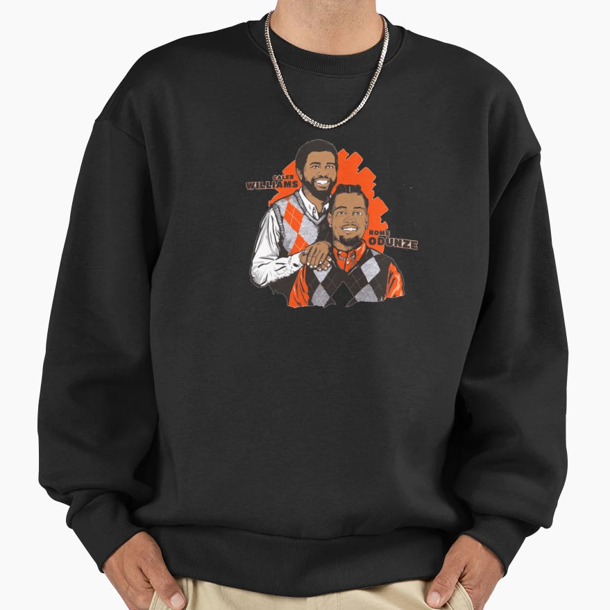 CW Rome Odunze Duo Portrait Sweatshirt - Graphic Print Unisex - T-Shirt, Sweatshirt, Hoodie