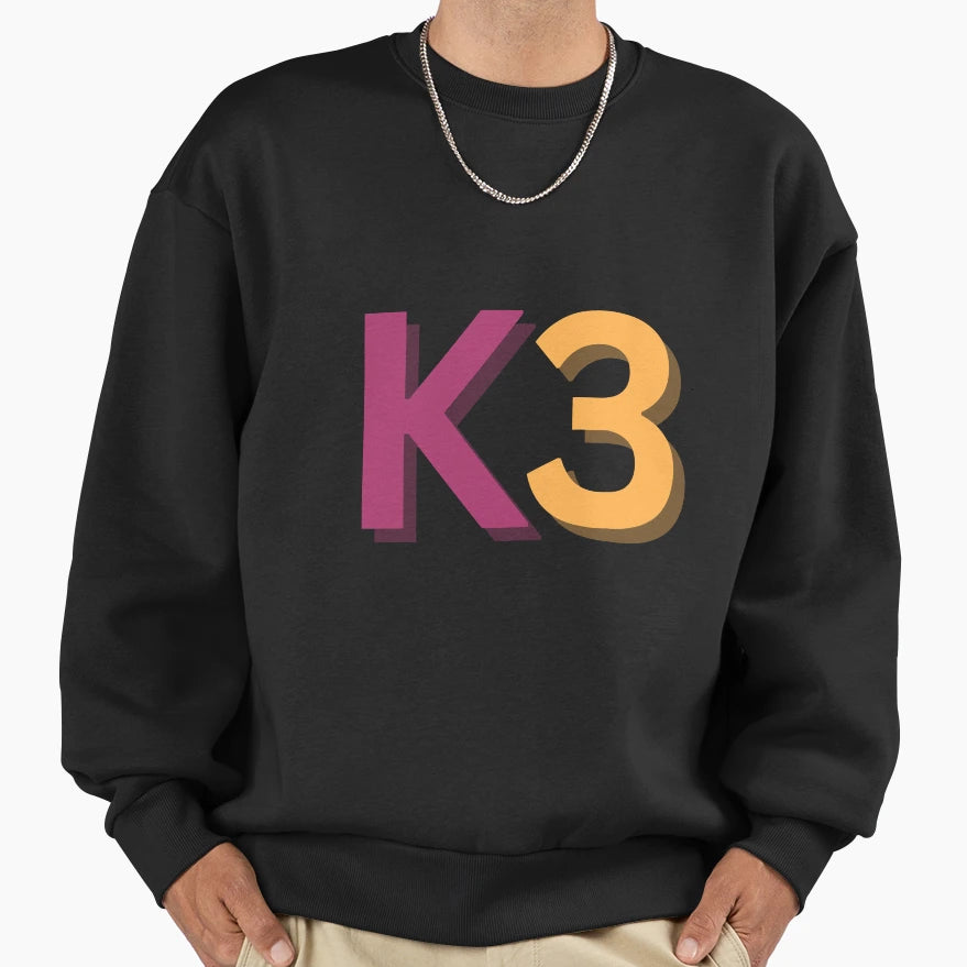 K3 Originals Logo Sweatshirt - Unique Graphic for Adults - T-Shirt, Sweatshirt, Hoodie