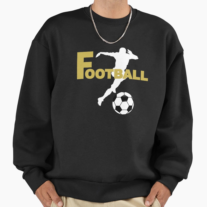 Football Player Sweatshirt - Novelty Apparel Unisex - T-Shirt, Sweatshirt, Hoodie