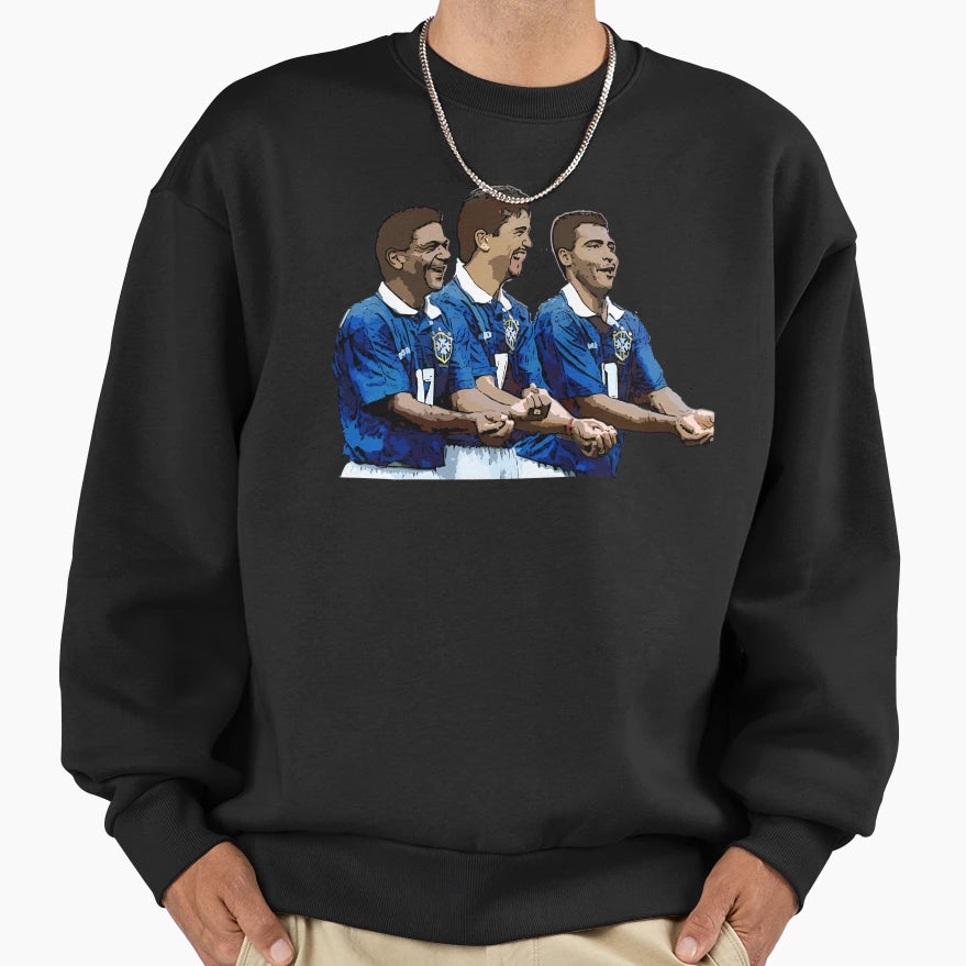 Mazinho Bebeto Romario Sweatshirt - Casual Everyday Wear for Adults - T-Shirt, Sweatshirt, Hoodie