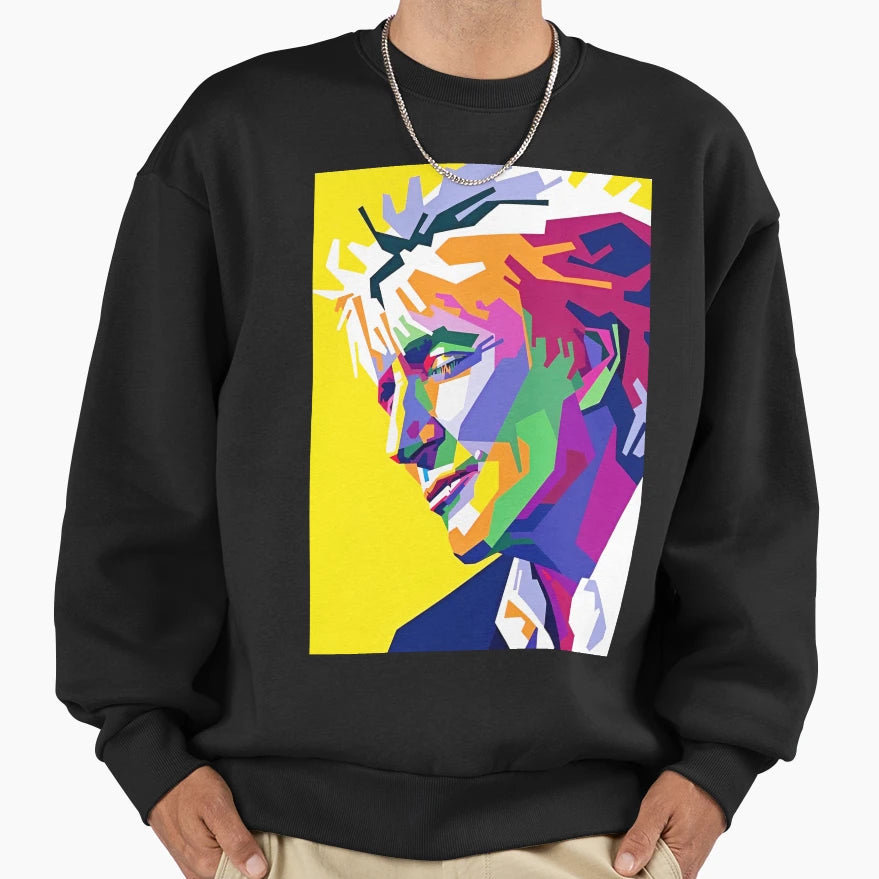 Awesome Colorful Rod Stewart Sweatshirt - Fun Novelty Design Unisex - T-Shirt, Sweatshirt, Hoodie