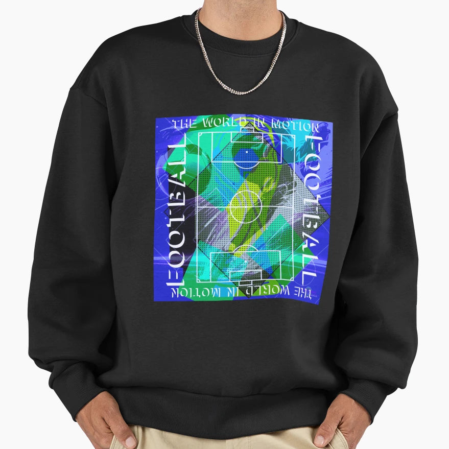 Football Kick Pop Sweatshirt - Fun Novelty Design Unisex - T-Shirt, Sweatshirt, Hoodie