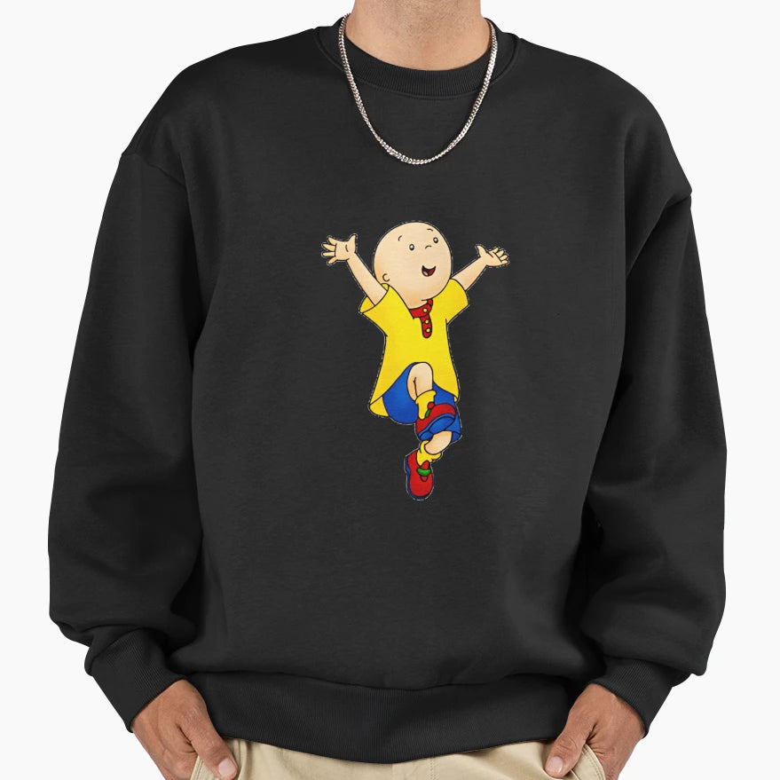 Caillou Gets Grounded Boris Sweatshirt - Aesthetic Graphic Men Women - T-Shirt, Sweatshirt, Hoodie