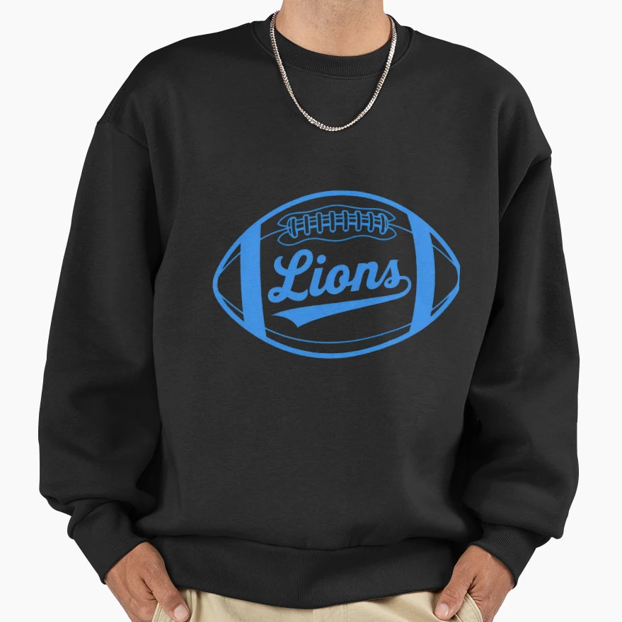 Football Detroit Lions Sweatshirt - Casual Everyday Wear Unisex - T-Shirt, Sweatshirt, Hoodie