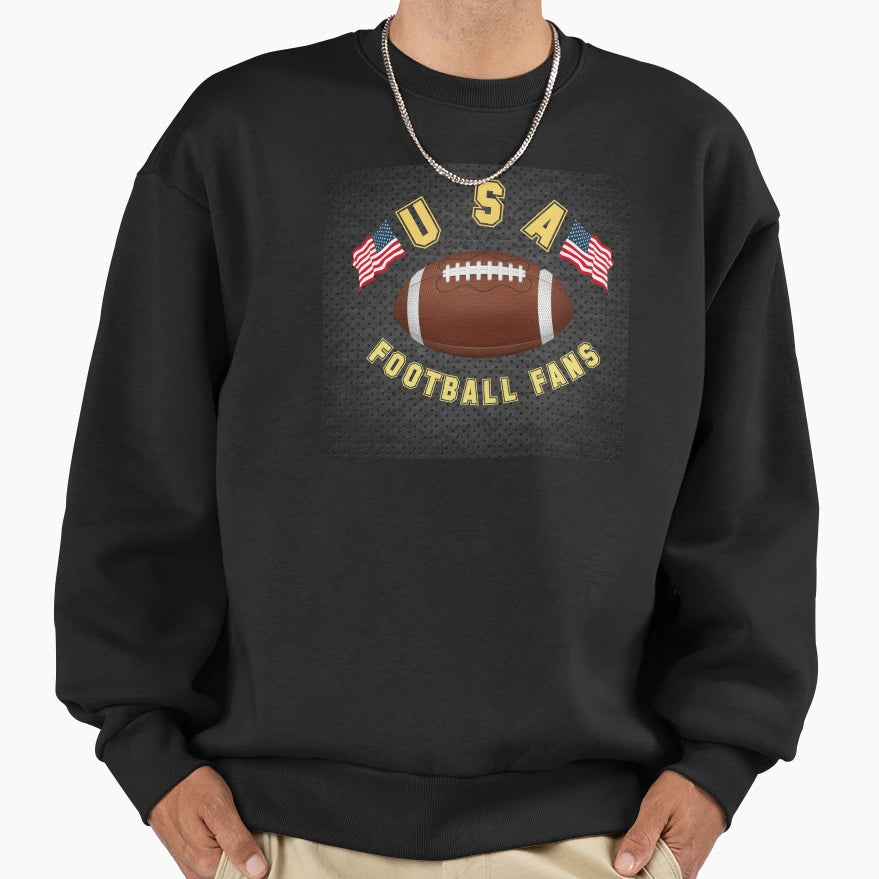 Football Is My Favorite Season Sweatshirt - Custom Art Print Unisex - T-Shirt, Sweatshirt, Hoodie