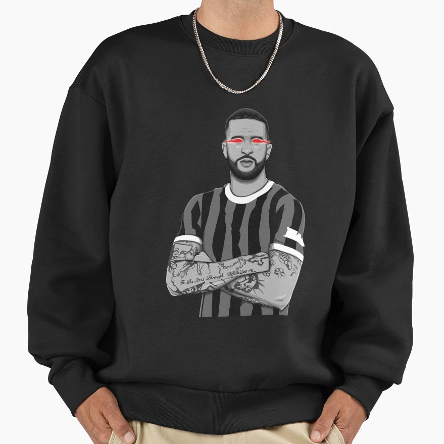 Kyle Walker Black And White Version Sweatshirt - Aesthetic Graphic Unisex - T-Shirt, Sweatshirt, Hoodie