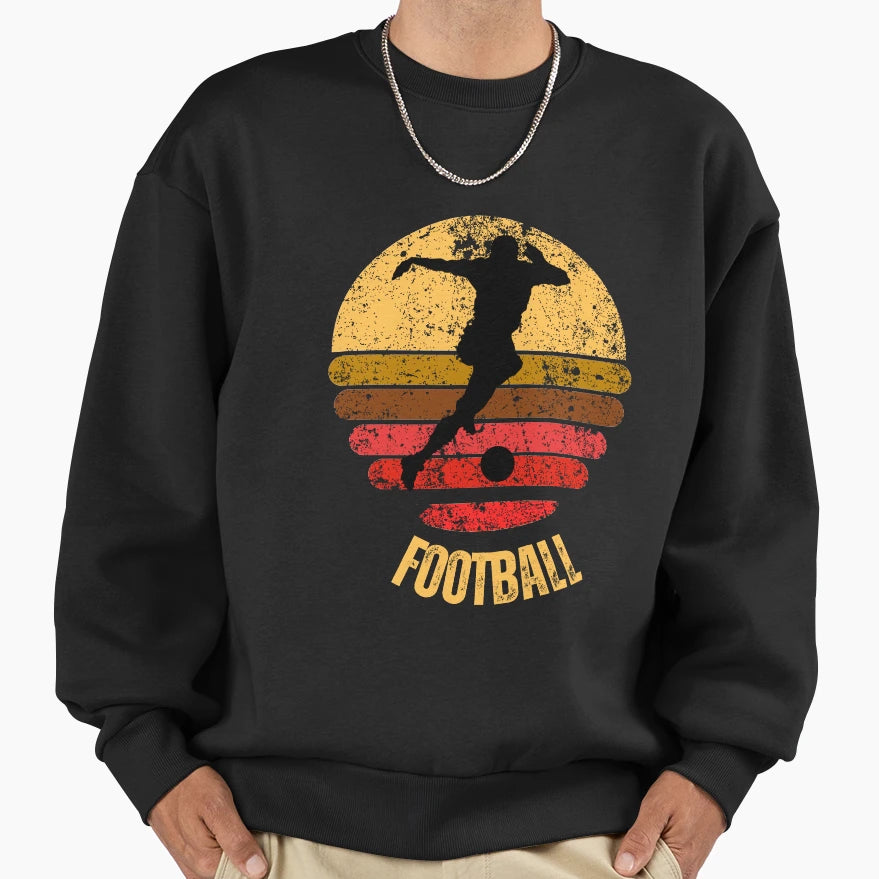 Football Sweatshirt - Minimalist Print Unisex - T-Shirt, Sweatshirt, Hoodie