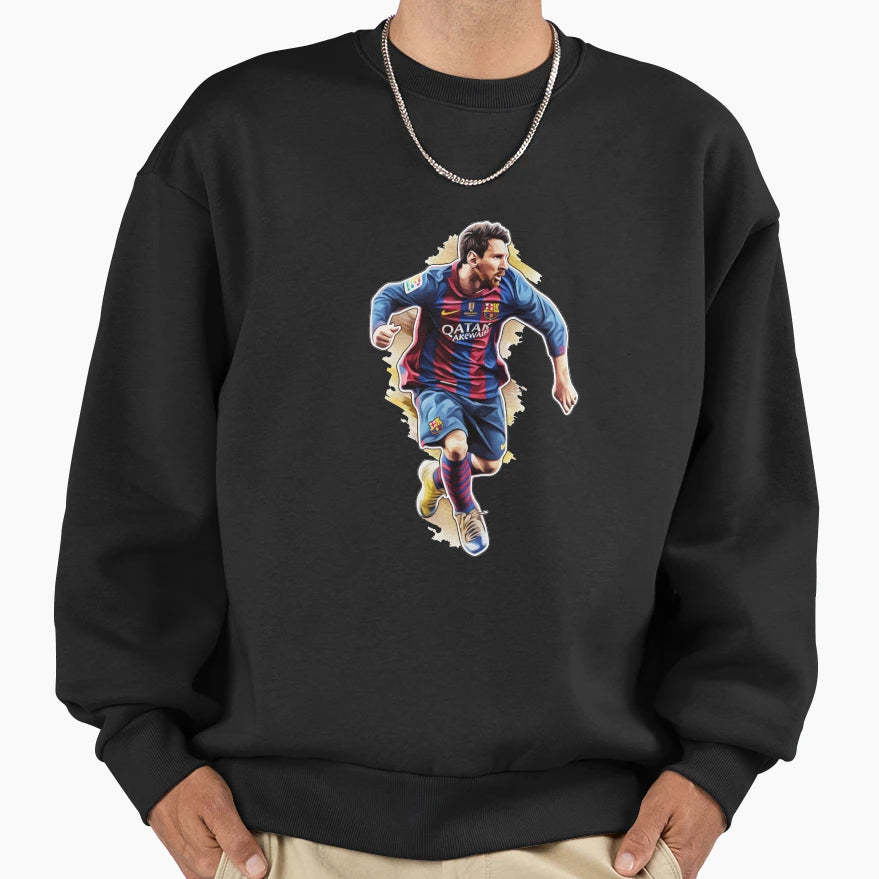 Messi Legend Barca Sweatshirt - Trendy Graphic for Adults - T-Shirt, Sweatshirt, Hoodie