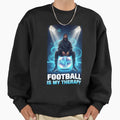 Football Is My Therapy Mindset Sweatshirt - Casual Everyday Wear for Adults - T-Shirt, Sweatshirt, Hoodie
