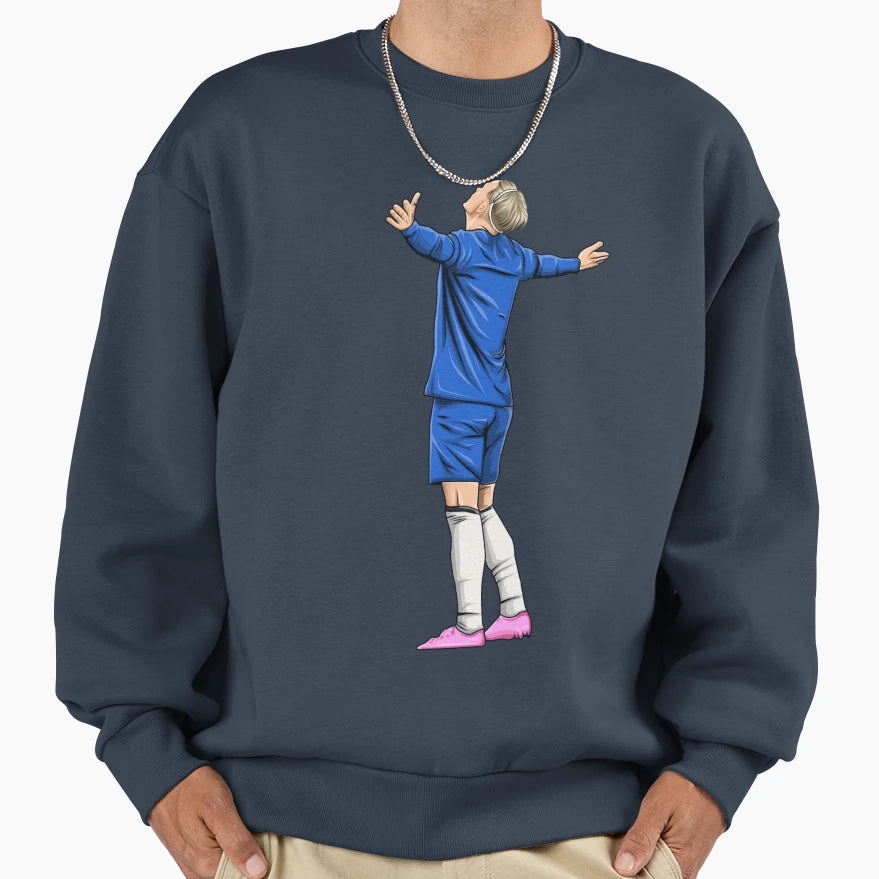 Mykhailo Mudryks Celebration Sweatshirt - Trendy Graphic for Adults - T-Shirt, Sweatshirt, Hoodie