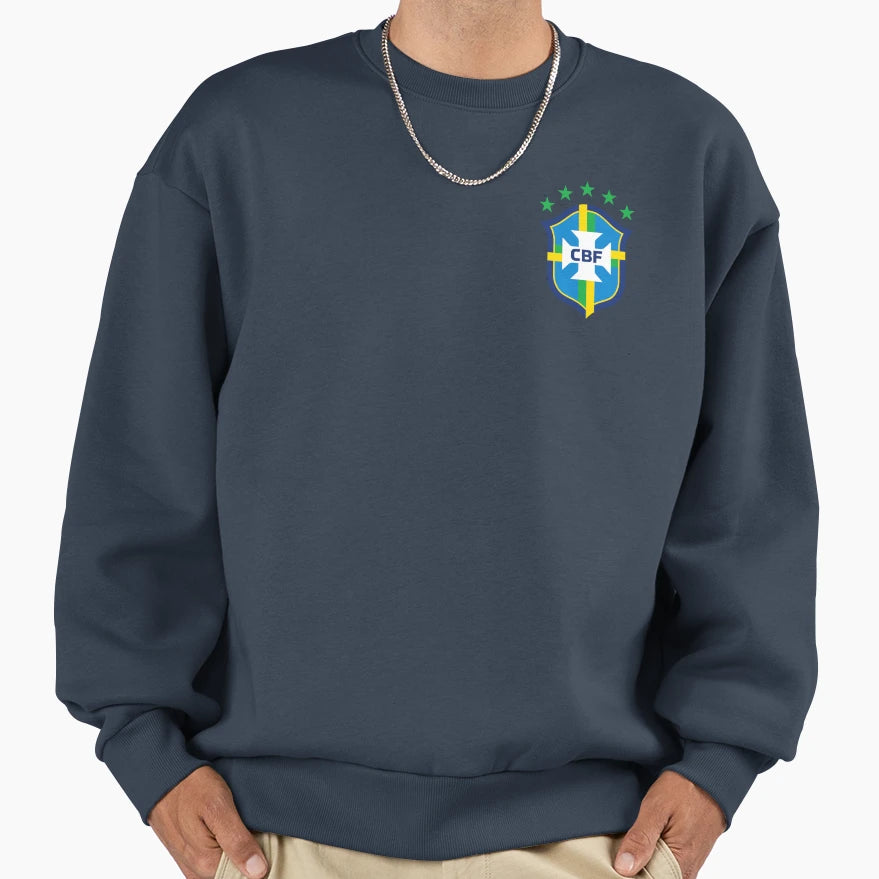 Brazilian Football Federation Logo Sweatshirt - Graphic Print for Adults - T-Shirt, Sweatshirt, Hoodie