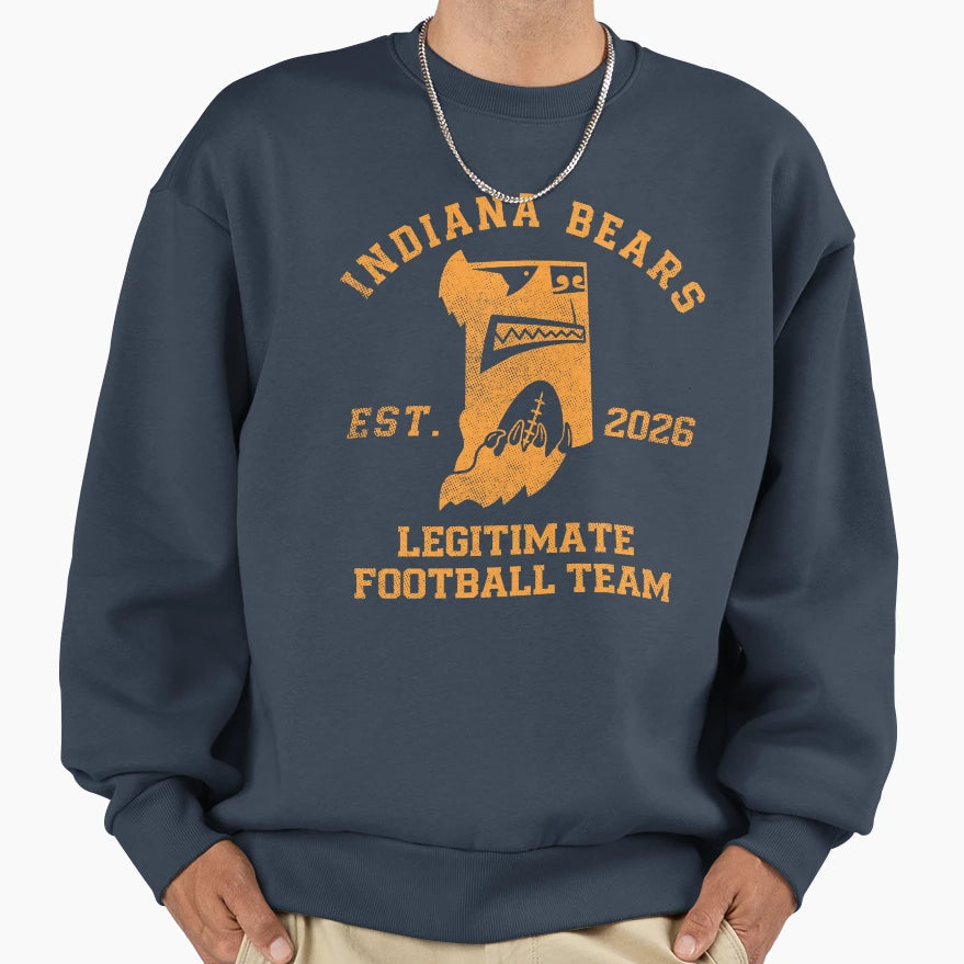 Hammond Indiana Bears Legitimate Sweatshirt - Unique Graphic for Adults - T-Shirt, Sweatshirt, Hoodie