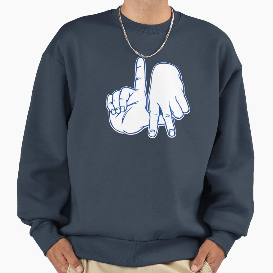 Los Angeles Hand Sign Sweatshirt - Novelty Apparel for Adults - T-Shirt, Sweatshirt, Hoodie