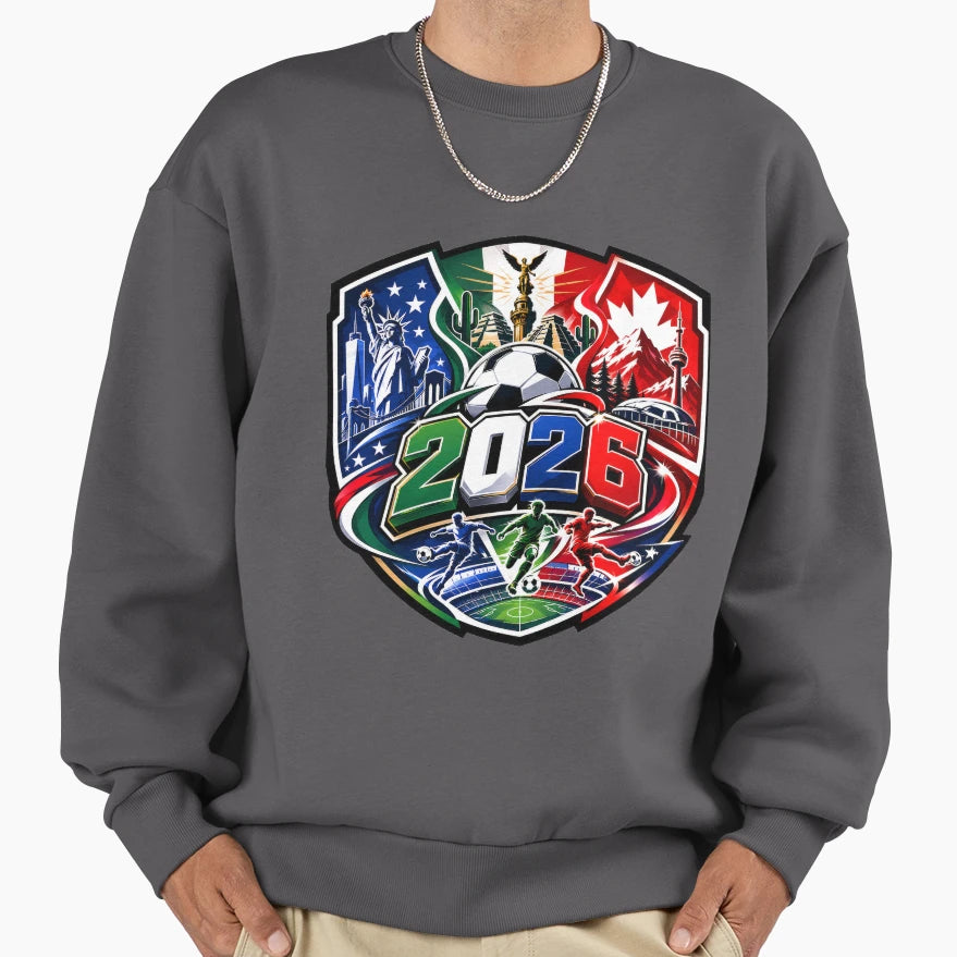 Experience Football This 2026 Lets Sweatshirt - Minimalist Print Men Women - T-Shirt, Sweatshirt, Hoodie
