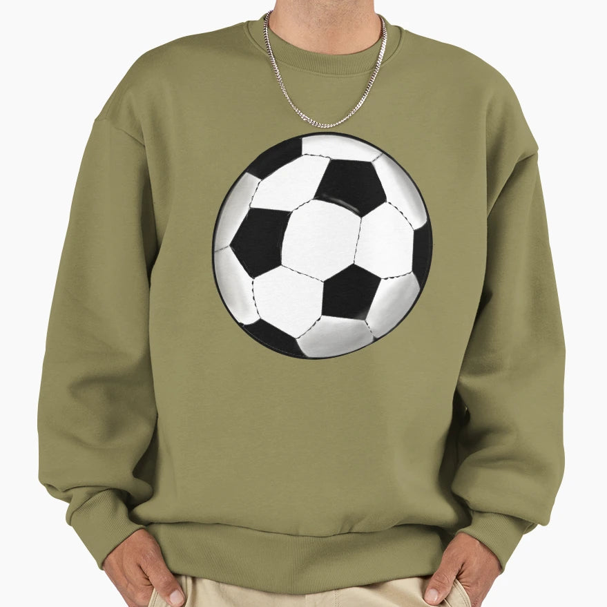 Soccer Ball Football Sports Fan Sweatshirt - Custom Art Print Unisex - T-Shirt, Sweatshirt, Hoodie