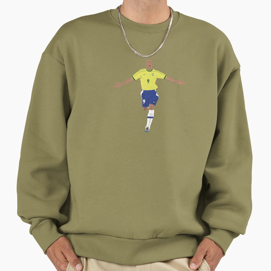 Ronaldo Luis Nazario Sweatshirt - Unique Graphic Men Women - T-Shirt, Sweatshirt, Hoodie
