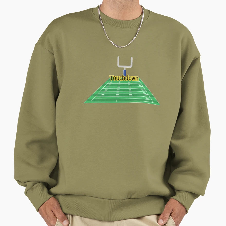 One Consecutive Touchdown Time Sweatshirt - Casual Everyday Wear Unisex - T-Shirt, Sweatshirt, Hoodie