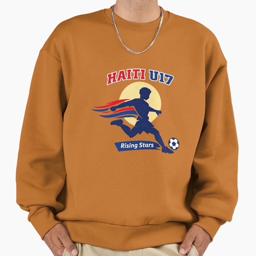 Haiti U17 Rising Stars Football Sweatshirt - Streetwear Style for Adults - T-Shirt, Sweatshirt, Hoodie