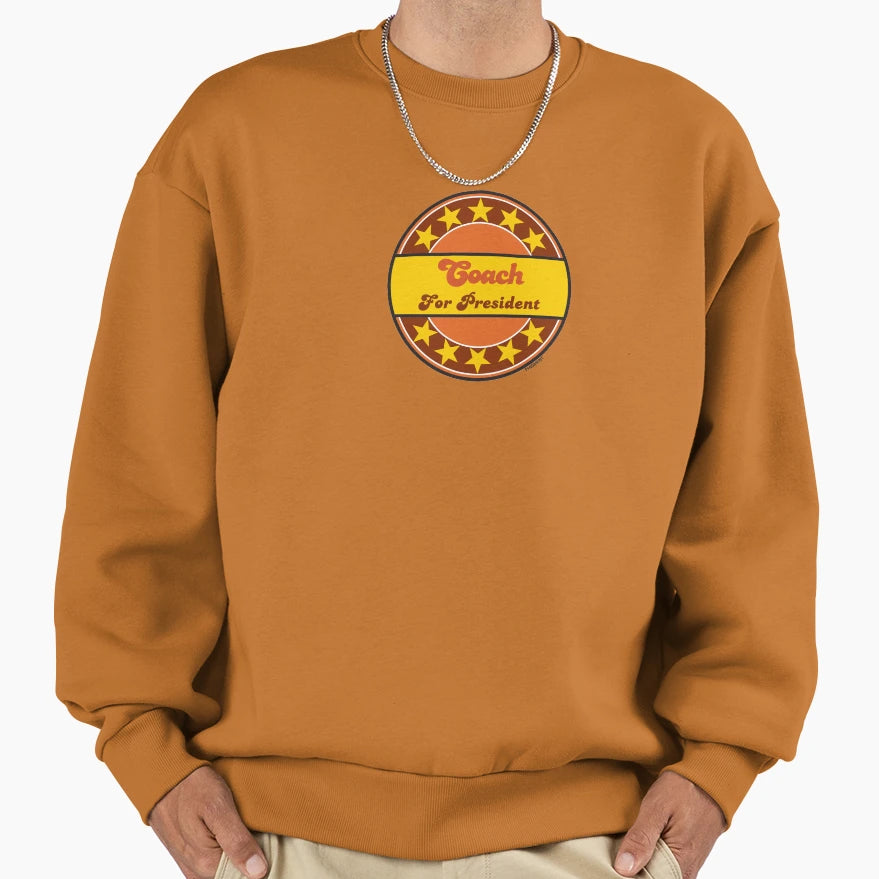 Coach President Cheers Sweatshirt - Custom Art Print for Adults - T-Shirt, Sweatshirt, Hoodie