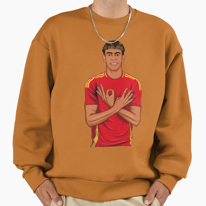 Lamine Yamal Sweatshirt - Casual Everyday Wear Unisex - T-Shirt, Sweatshirt, Hoodie