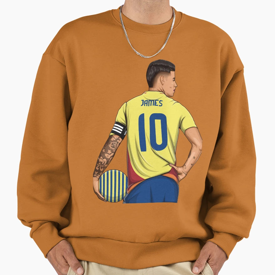 James Rodriguez Sweatshirt - Custom Art Print Unisex - T-Shirt, Sweatshirt, Hoodie