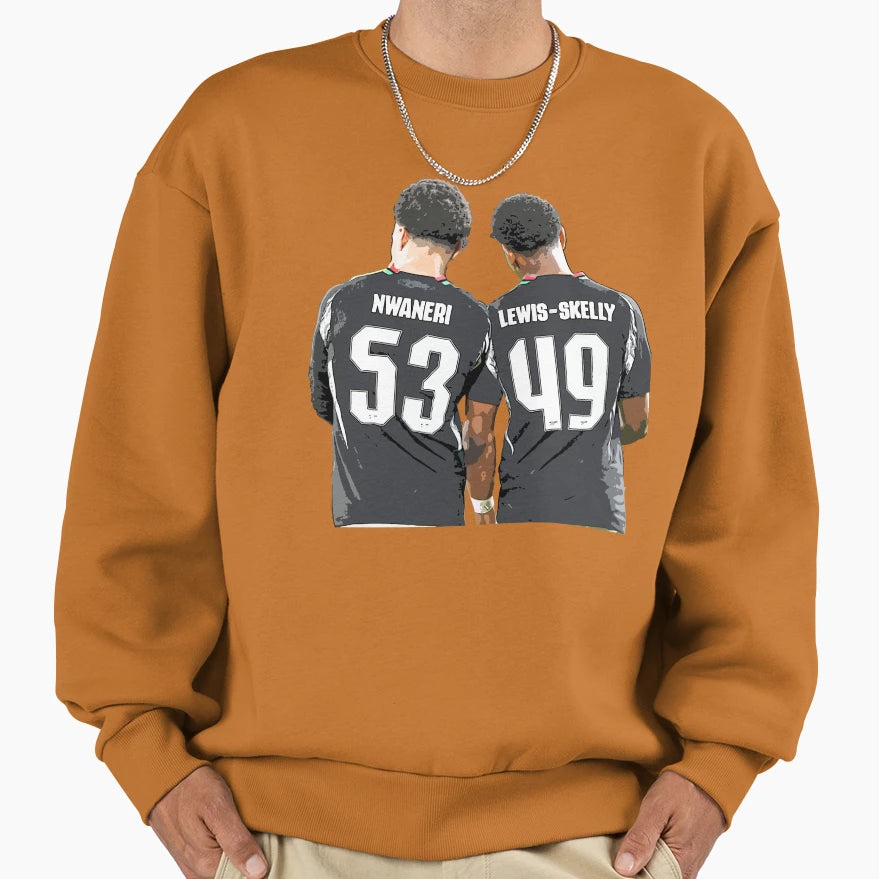 Ethan Nwaneri Myles Lewis Skelly Sweatshirt - Minimalist Print Unisex - T-Shirt, Sweatshirt, Hoodie