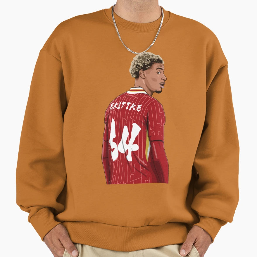 Hugo Ekitike Sweatshirt - Unique Graphic Unisex - T-Shirt, Sweatshirt, Hoodie