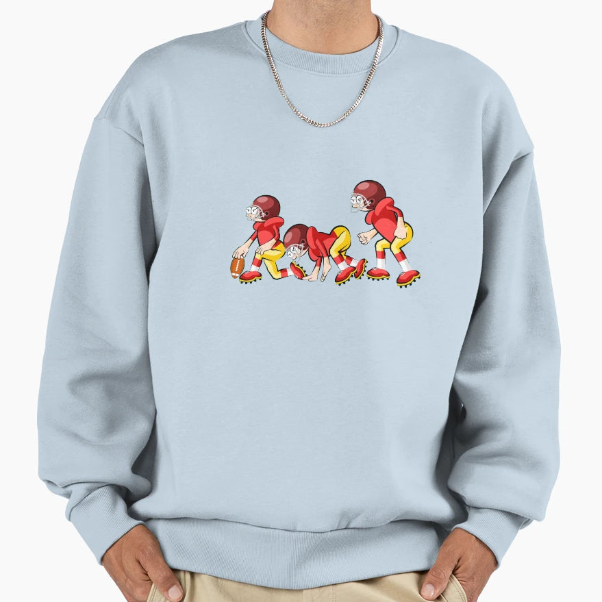 Dibuhumor Offensive Line American Sweatshirt - Streetwear Style Unisex - T-Shirt, Sweatshirt, Hoodie