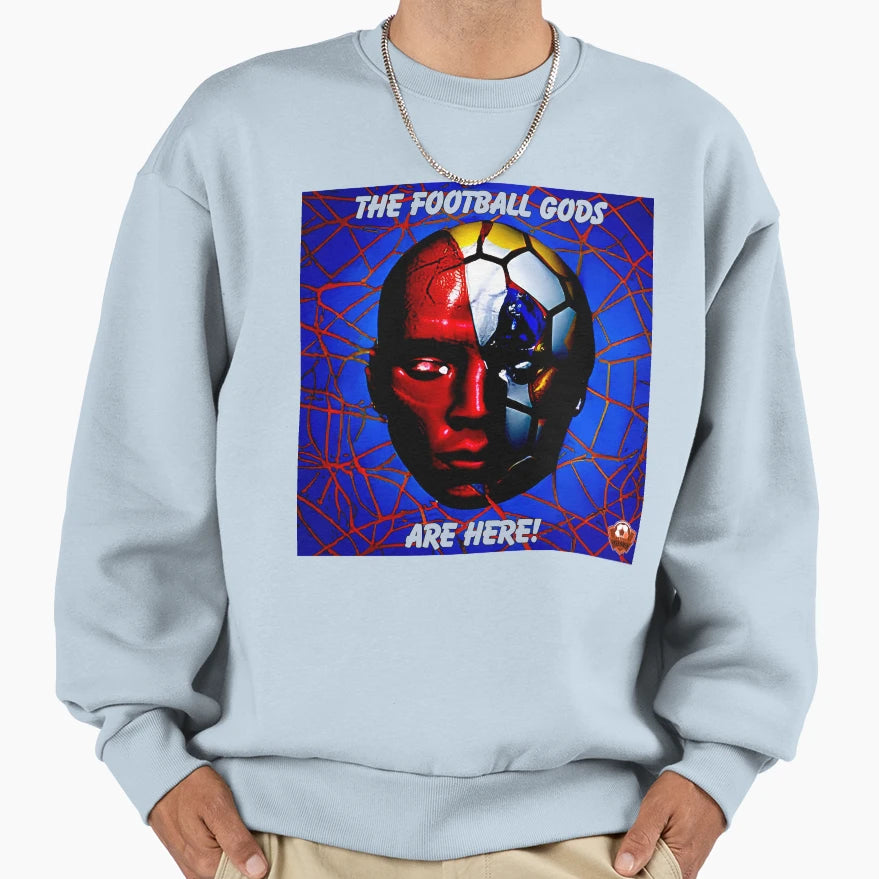 Football Gods Are Here Sweatshirt - Unique Graphic Men Women - T-Shirt, Sweatshirt, Hoodie