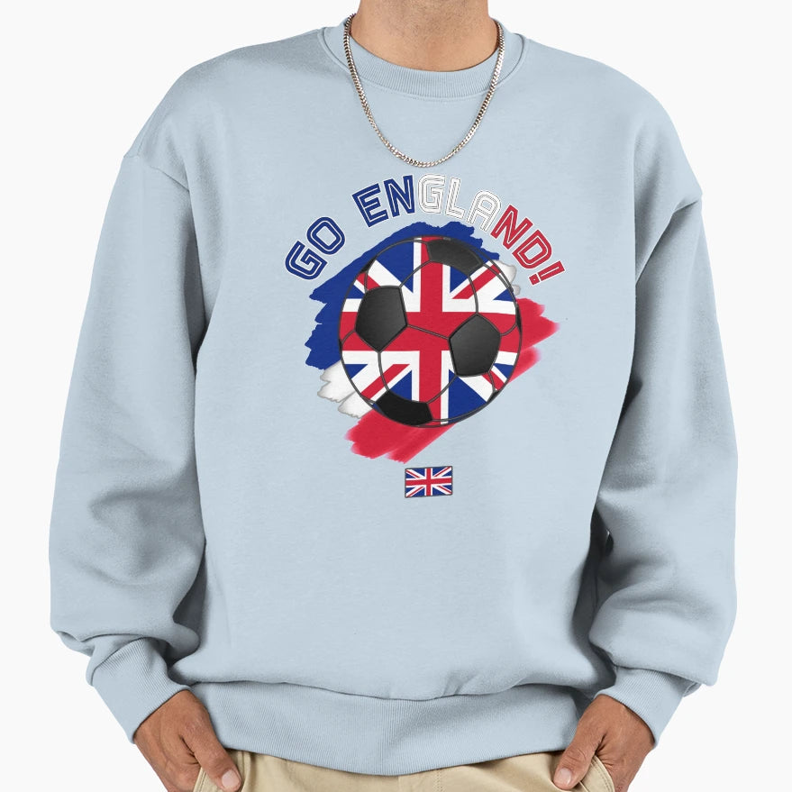 England Football Soccer England Sweatshirt - Aesthetic Graphic Men Women - T-Shirt, Sweatshirt, Hoodie