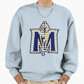 Chevron Gold And Navy Murray State Sweatshirt - Streetwear Style Unisex - T-Shirt, Sweatshirt, Hoodie