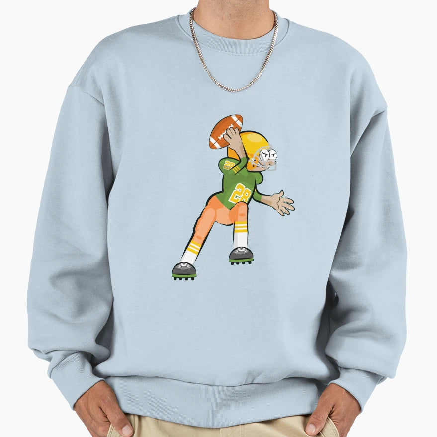 American Football Cartoon 30 41 Sweatshirt - Graphic Print for Adults - T-Shirt, Sweatshirt, Hoodie