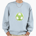 Soccer Ball Green Sweatshirt - Aesthetic Graphic Men Women - T-Shirt, Sweatshirt, Hoodie