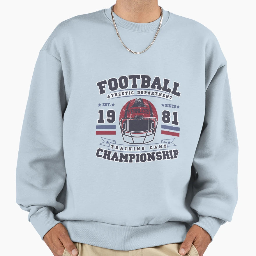 Football Athletic Department Sweatshirt - Aesthetic Graphic Unisex - T-Shirt, Sweatshirt, Hoodie