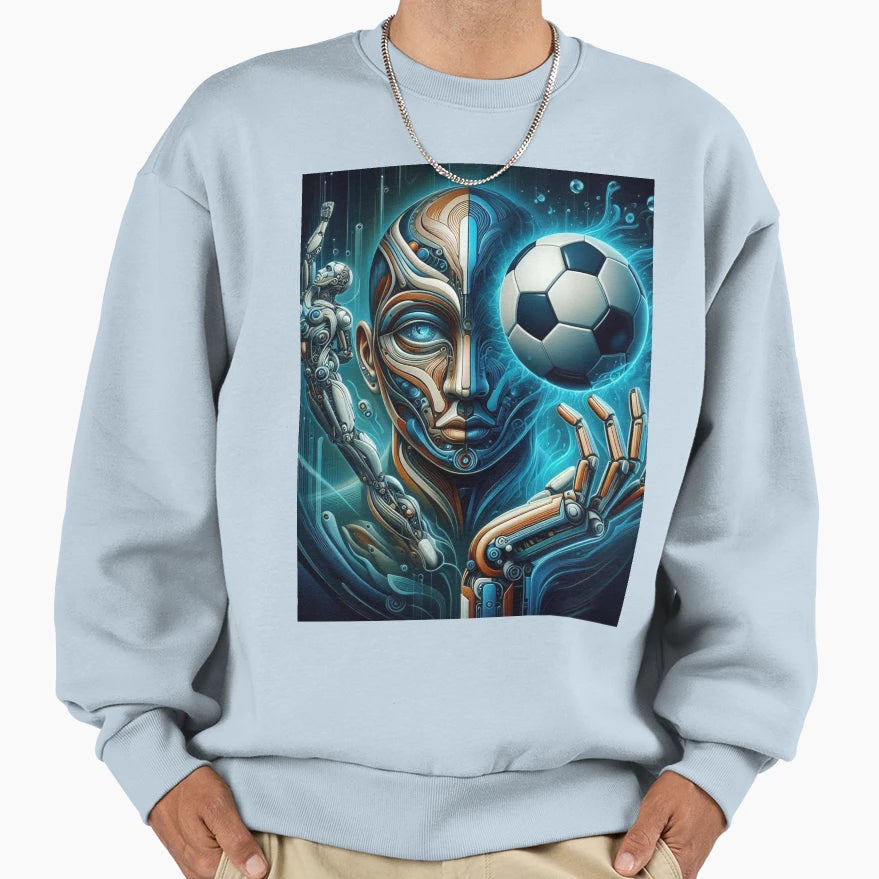 Future Football Sweatshirt - Unique Graphic for Adults - T-Shirt, Sweatshirt, Hoodie