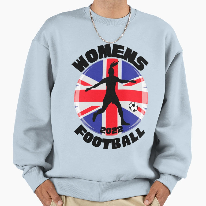 England Womens Football Sweatshirt - Graphic Print Unisex - T-Shirt, Sweatshirt, Hoodie
