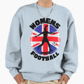 England Womens Football Sweatshirt - Graphic Print Unisex - T-Shirt, Sweatshirt, Hoodie