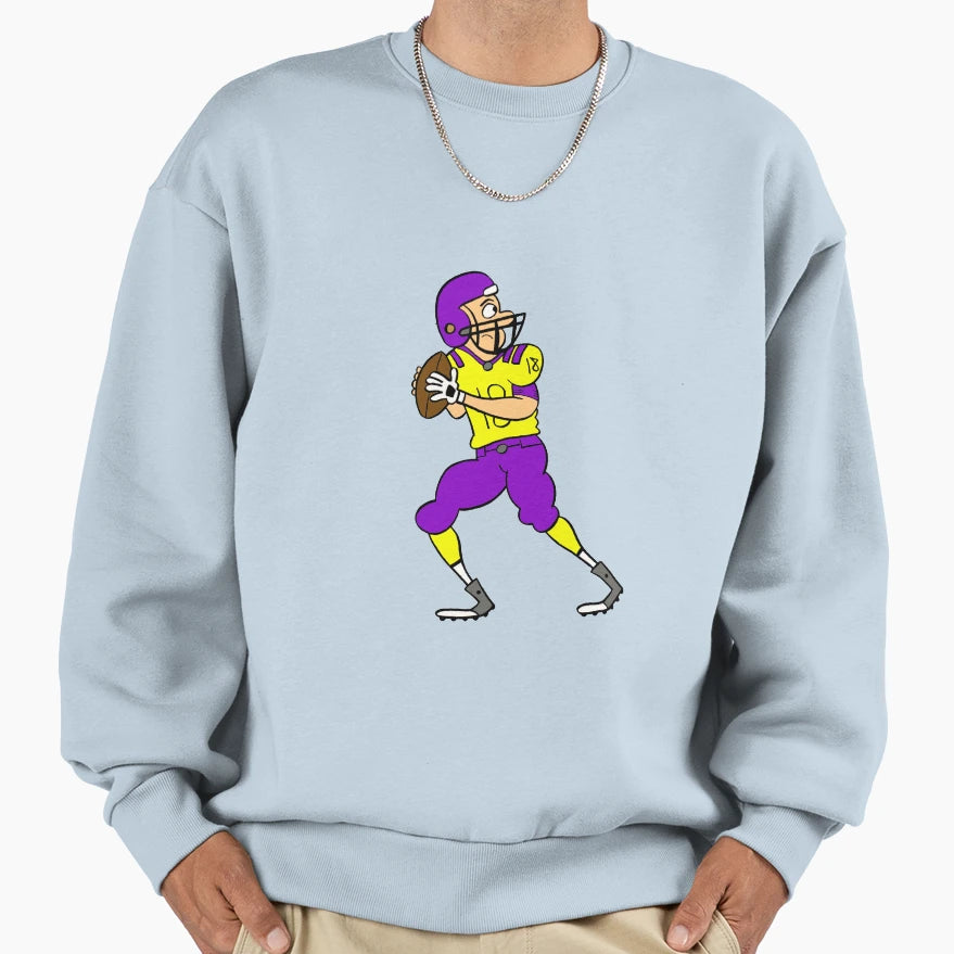 Footballer Sweatshirt - Unique Graphic for Adults - T-Shirt, Sweatshirt, Hoodie