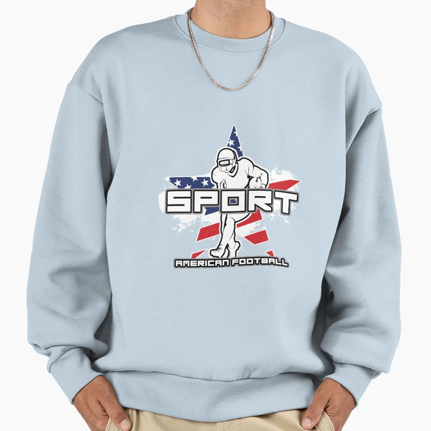American Football Sweatshirt - Novelty Apparel for Adults - T-Shirt, Sweatshirt, Hoodie