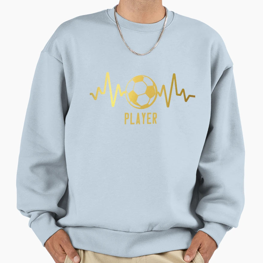 Soccer Player Sweatshirt - Streetwear Style for Adults - T-Shirt, Sweatshirt, Hoodie