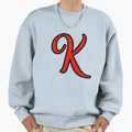 Initial Monogram K Sweatshirt - Casual Everyday Wear for Adults - T-Shirt, Sweatshirt, Hoodie