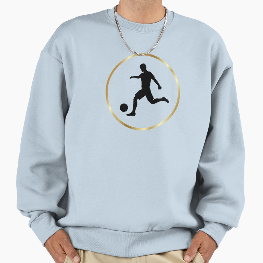 Soccer Kick Ball Sweatshirt - Aesthetic Graphic Unisex - T-Shirt, Sweatshirt, Hoodie