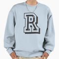 Letter R College Script Sweatshirt - Casual Everyday Wear Unisex - T-Shirt, Sweatshirt, Hoodie