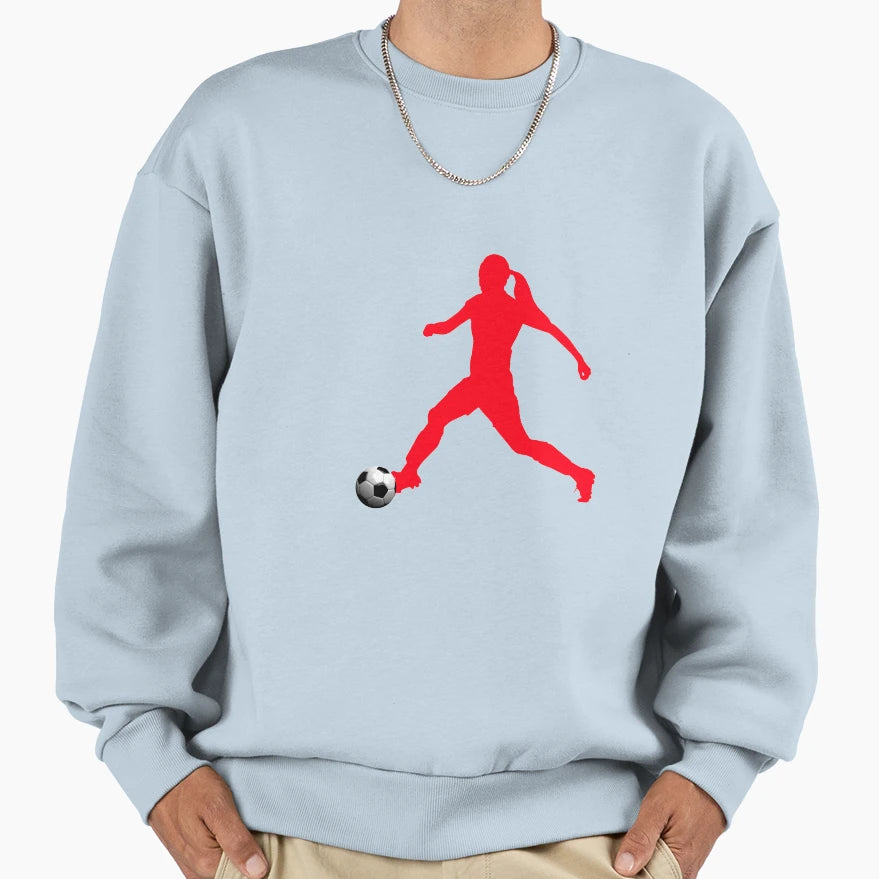Soccer Red Collection Sweatshirt - Fun Novelty Design Unisex - T-Shirt, Sweatshirt, Hoodie