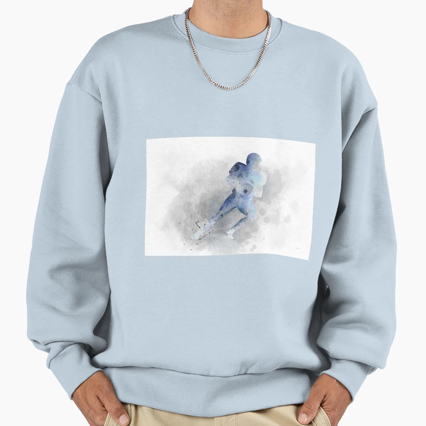 American Footballer 1 Sweatshirt - Aesthetic Graphic Men Women - T-Shirt, Sweatshirt, Hoodie