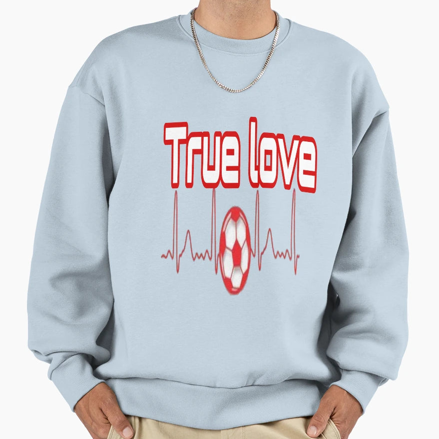 Love Football Sweatshirt - Streetwear Style Men Women - T-Shirt, Sweatshirt, Hoodie