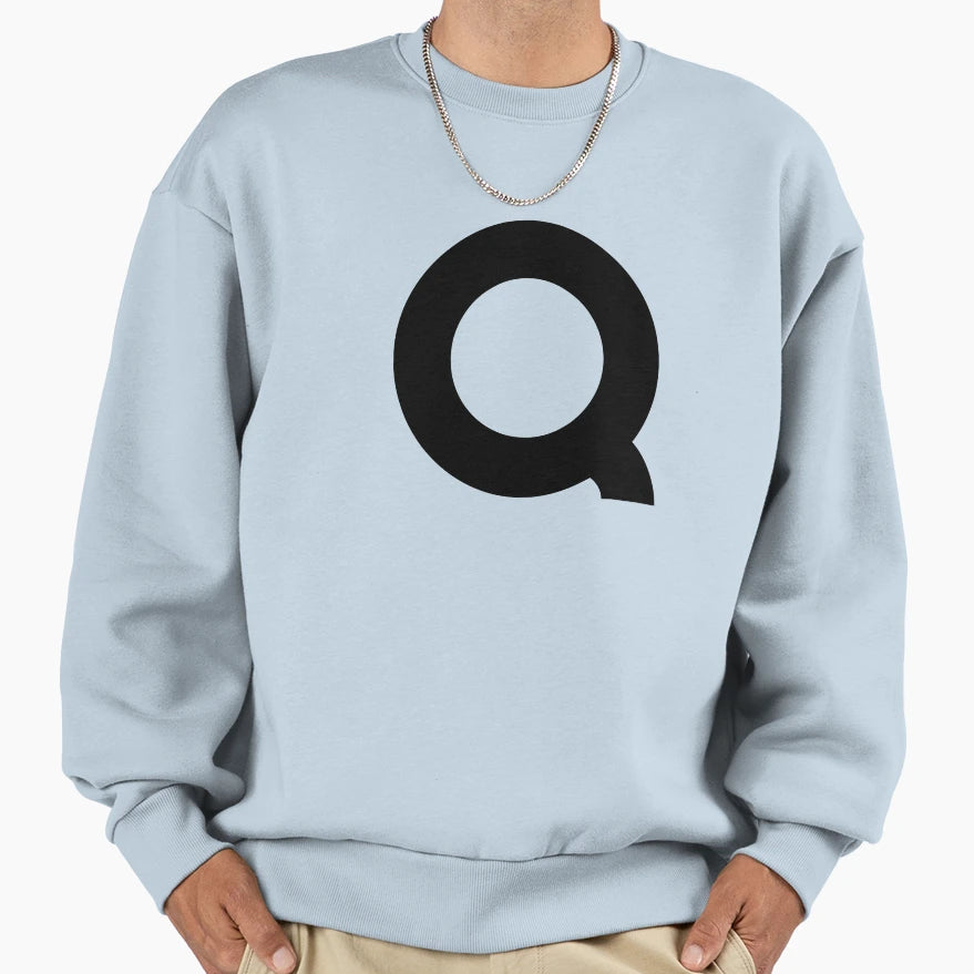 Q Capital Letter Letter Q Uppercase Sweatshirt - Graphic Print Men Women - T-Shirt, Sweatshirt, Hoodie