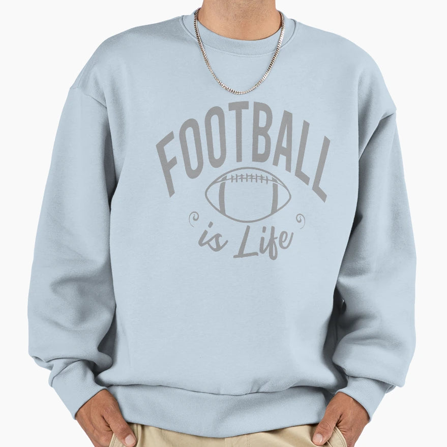 Football Is Life T-Shirt - Unique Graphic Men Women - T-Shirt, Sweatshirt, Hoodie